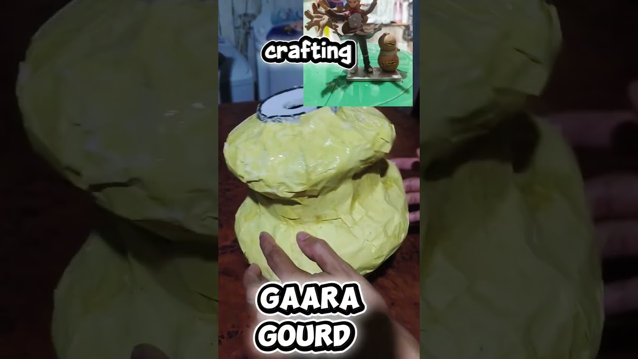 HOW TO MAKE GAARA'S GOURD 