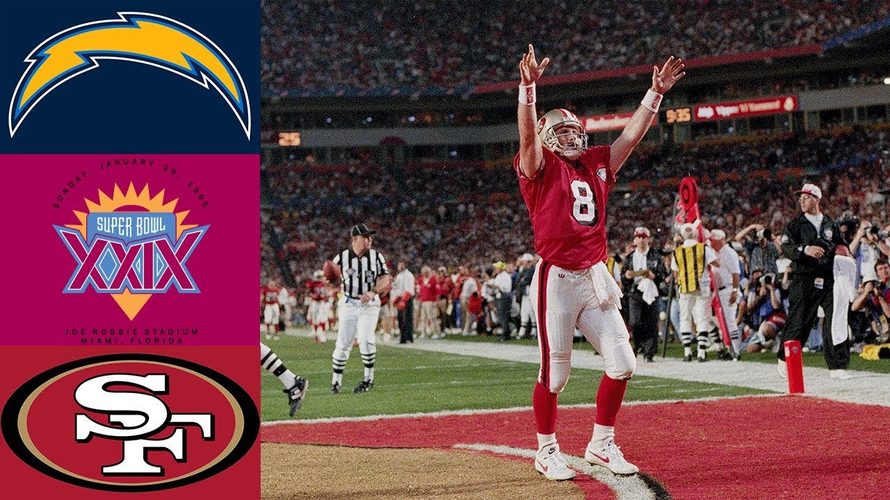 Chargers vs 49ers Super Bowl XXIX (Full Game)