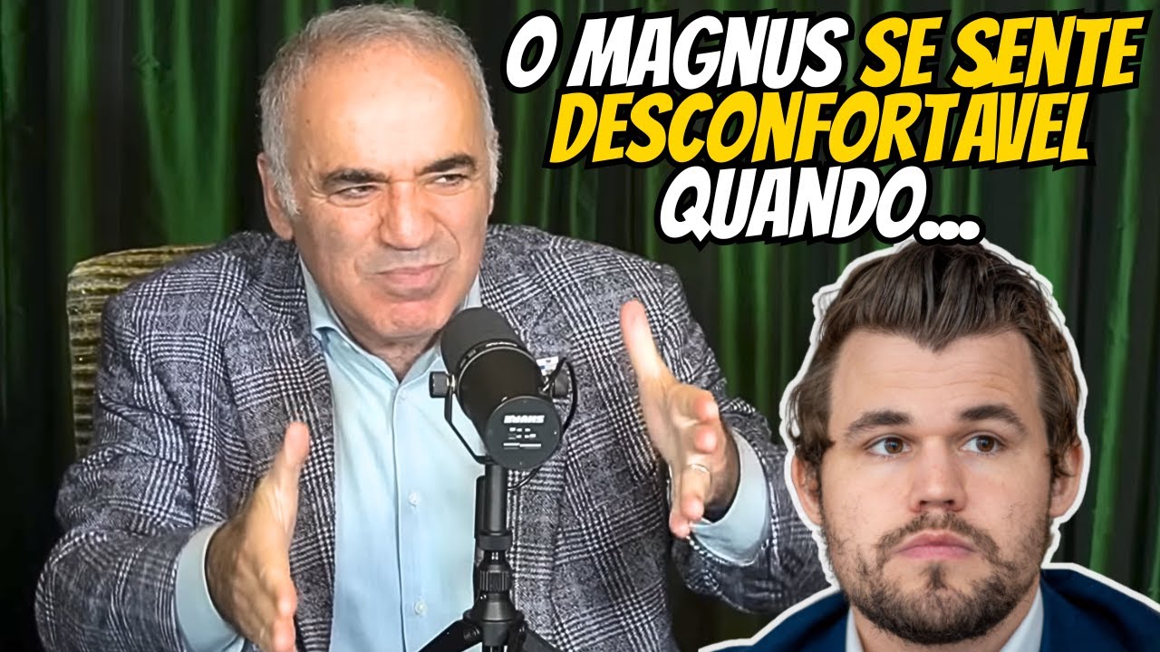 Qual a MAIOR FRAQUEZA de MAGNUS? | Kasparov responde [LEGENDADO].