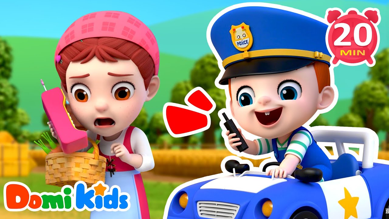Tiny Police Officer Thief Chase 👮 | Brave Hero Play | Kids Songs & Nursery Rhymes | LEFUN Kids TV