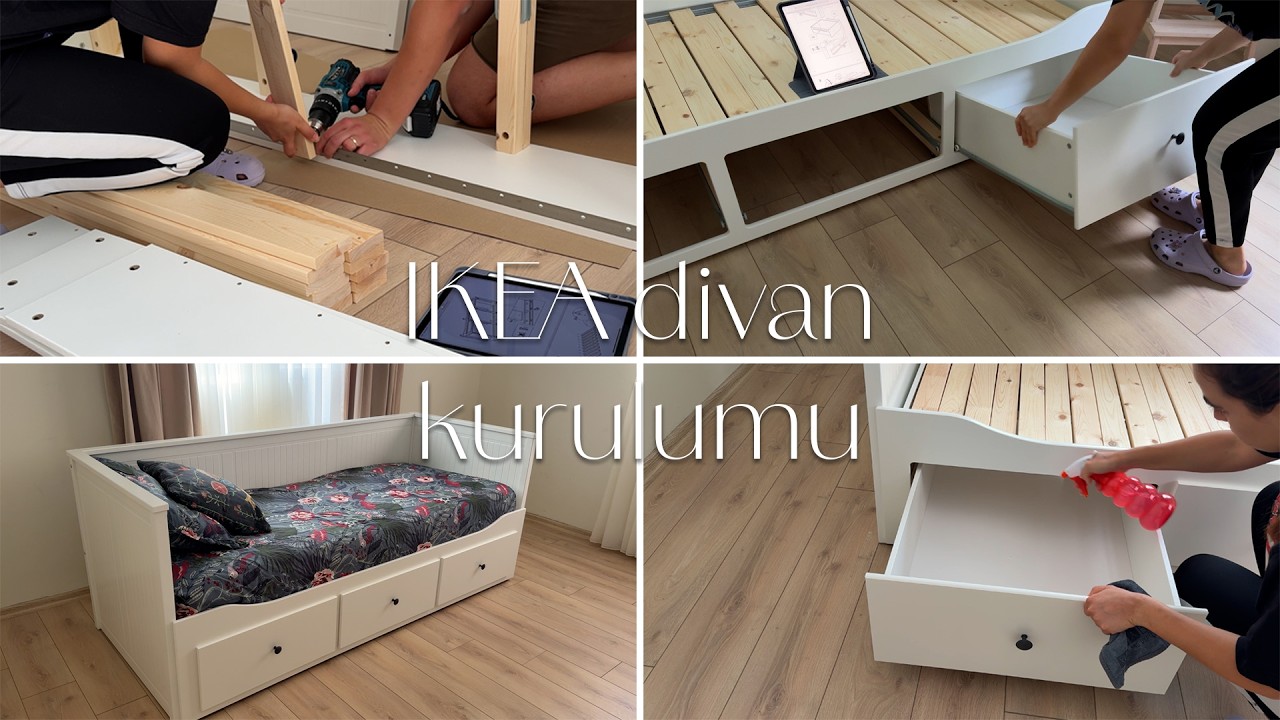 IKEA HEMNES DİVAN KURULUMU | Misafir Yatağı Aldım✨