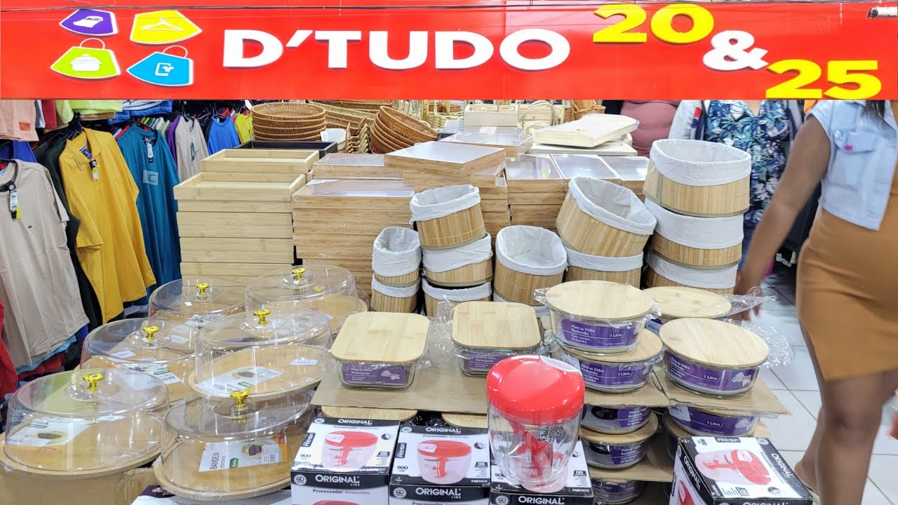 LOJA DE PREÇO UNICO D'TUDO 20 & 25 | Utilidades Domésticas Baratas