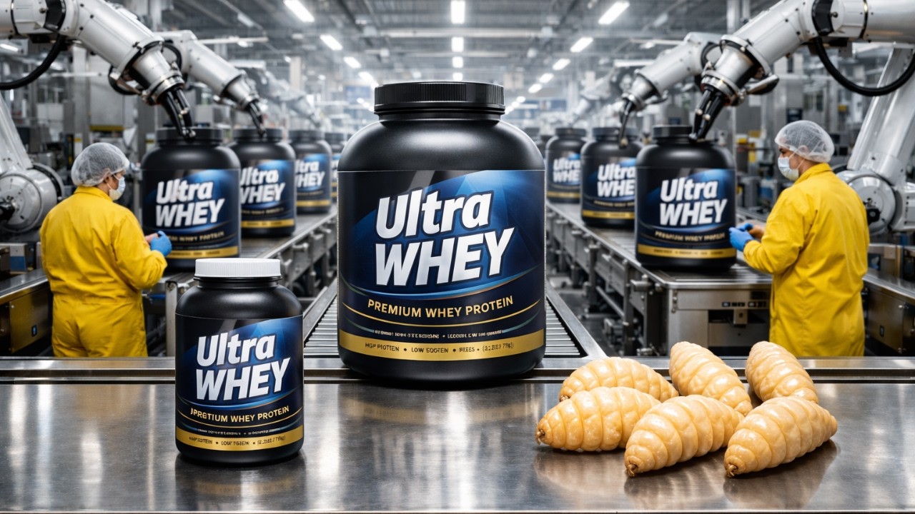 High Protein Secrets: How WHEY PROTEIN is Made From Mealworm In Factories (Full Process)