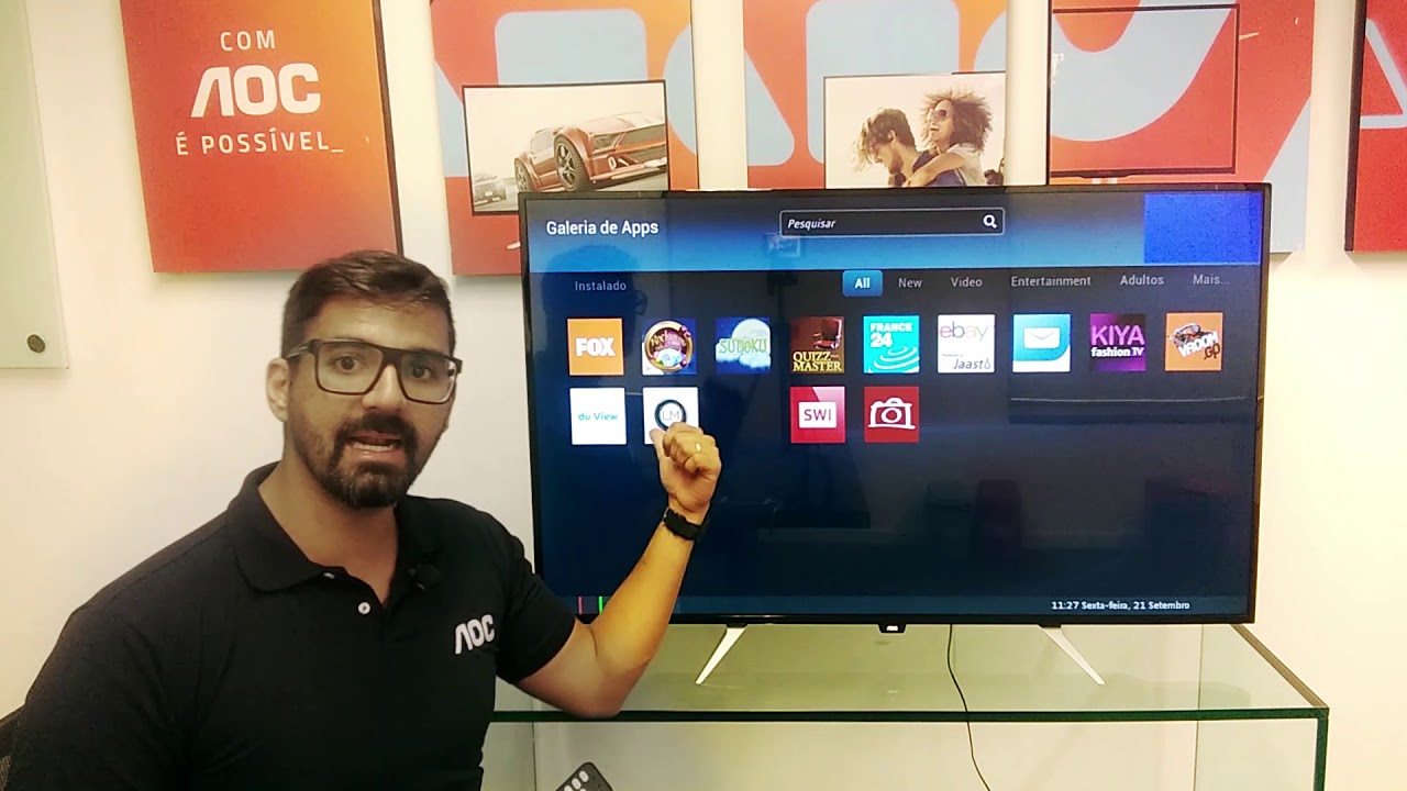 Smart TV AOC: Aplicativos e Termos de Uso