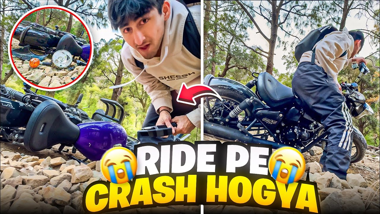 First Ride Pe Crash Hogya😭And Shimla Trip [Vlog-1]