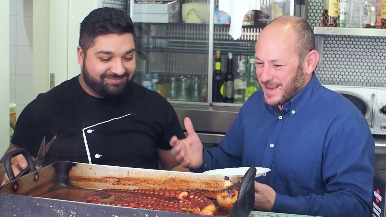 Pulpo al horno por Catalin & El Huertanico