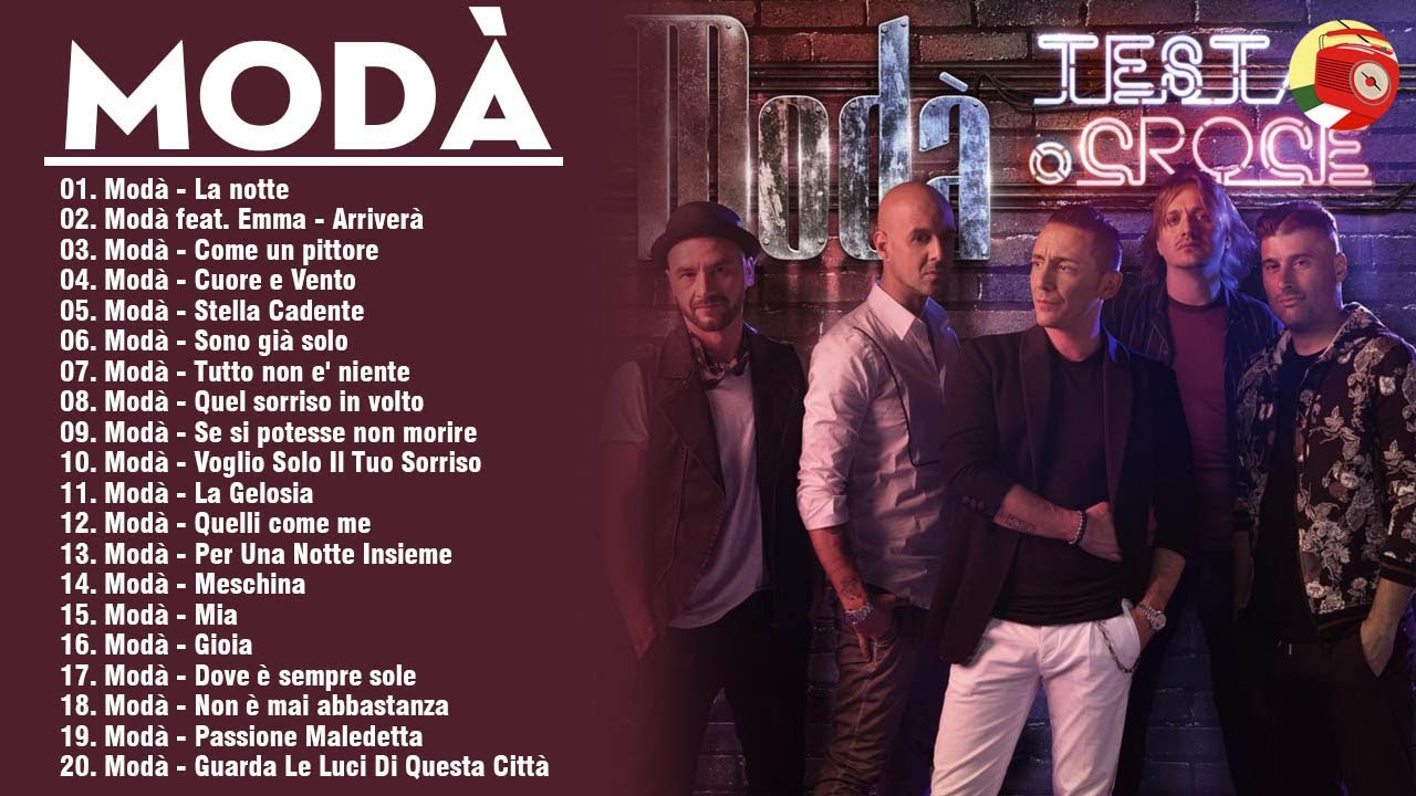 Le migliori canzoni di Mod&agrave;  - I grandi successi dei Mod&agrave; - Mod&agrave; concerto 2025
