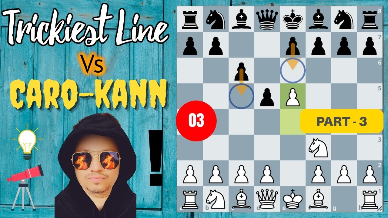 Trickiest Line Vs Caro-Kann - 3 (e6 & c5)