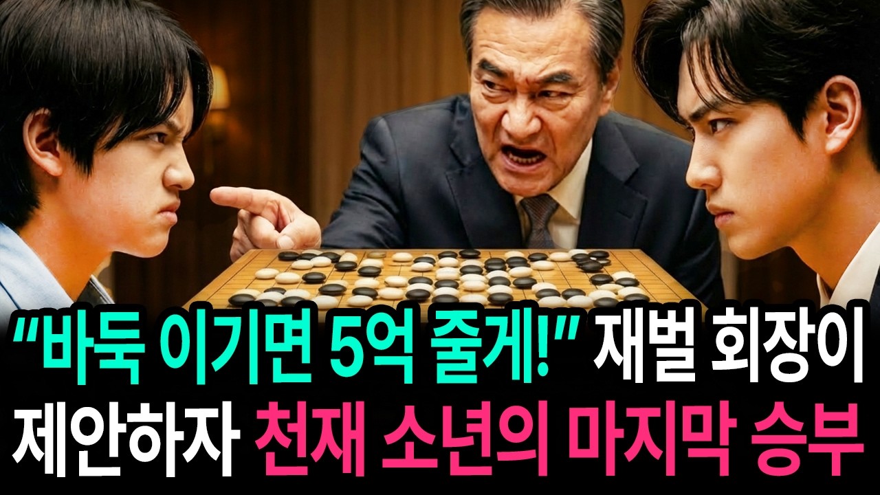 “내기 바둑 이기면 5억 줄게” 20년 전 아빠를 짓밟은 재벌회장, 천재 소년의 마지막 한 수ㅣ노후사연ㅣ감동사연ㅣ오디오북