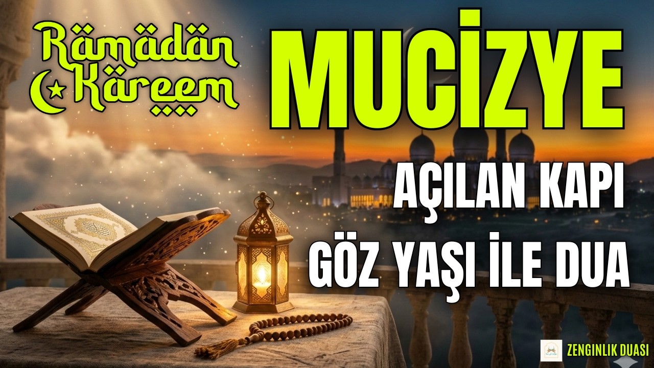 RAMAZAN AYI BOYUNCA OKUYUN | MUCİZEYE AÇILAN KAPI - Kapıları Açar - Gözyaşi İle Dua ! ZENGINLIK DUA