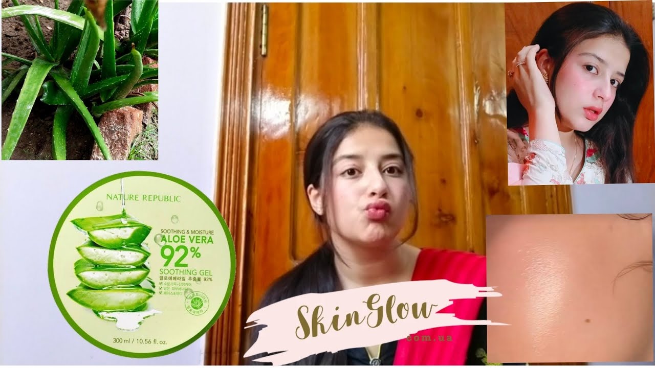 PUTTING ALOE VERA ON MY FACE FOR A WEEK ✨ | Fatima A Khan |