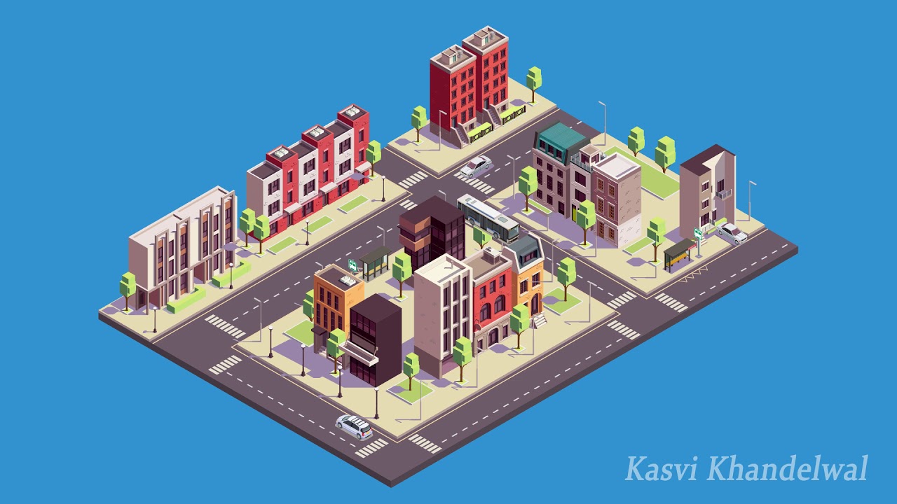 Animated Isometric City