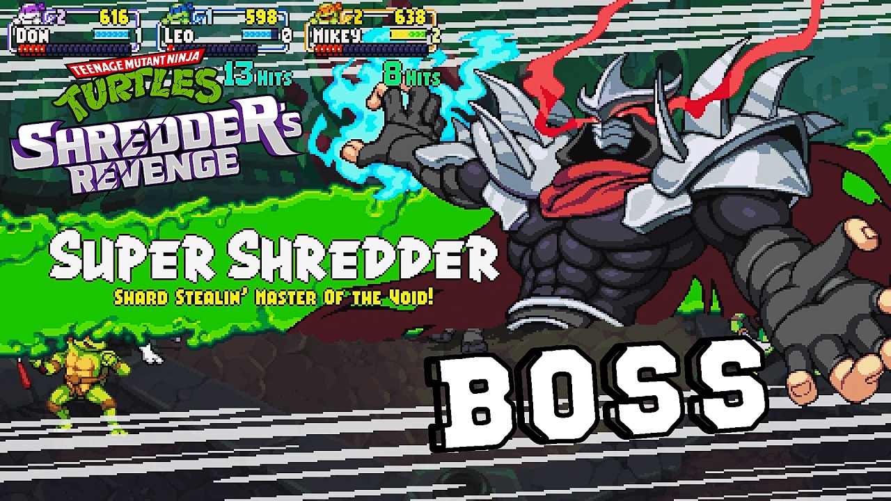 DIMENSION SHELLSHOCK SUPER SHREDDER BOSS | Teenage Mutant Ninja Turtles Shredder's Revenge