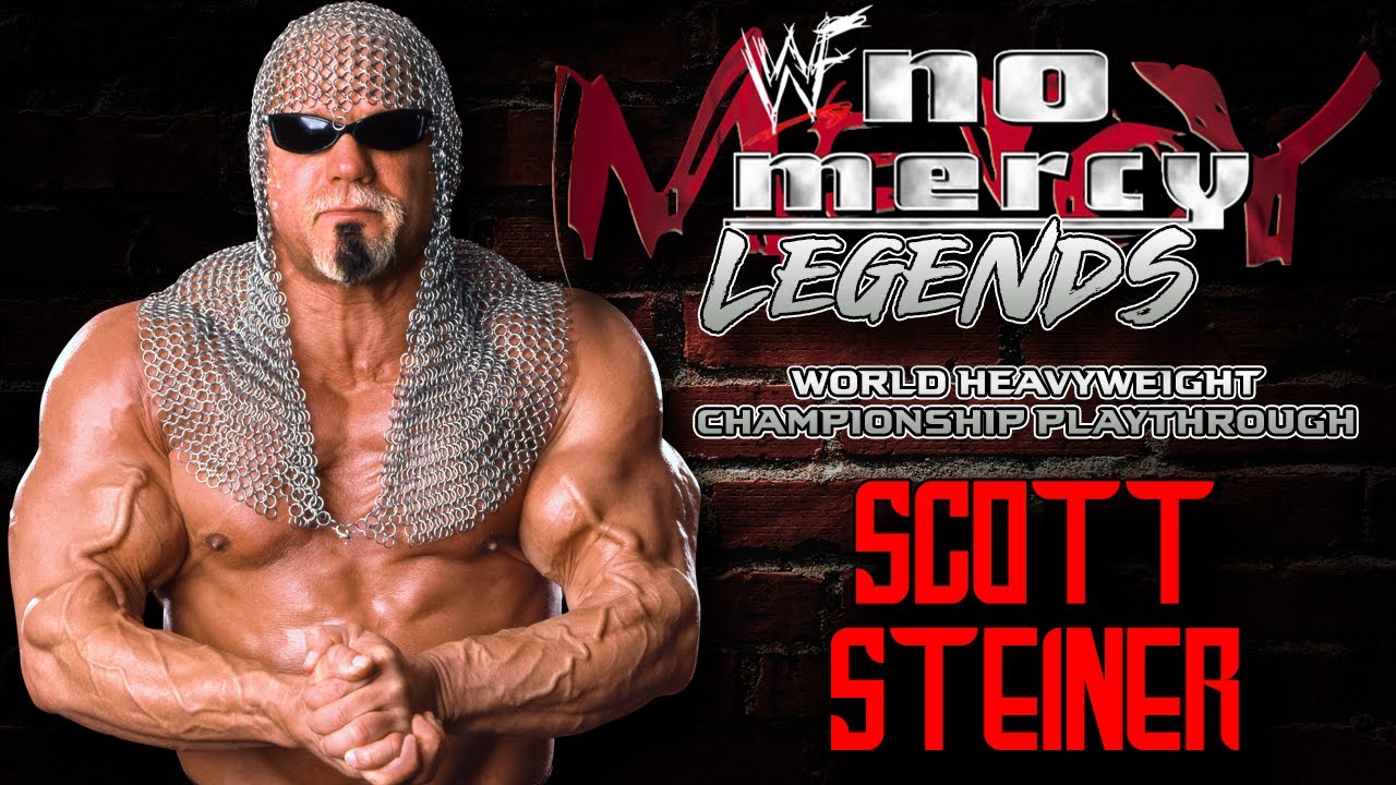 WWF No Mercy Legends Playthrough - Scott Steiner - World Heavyweight Championship (1080p/60fps)