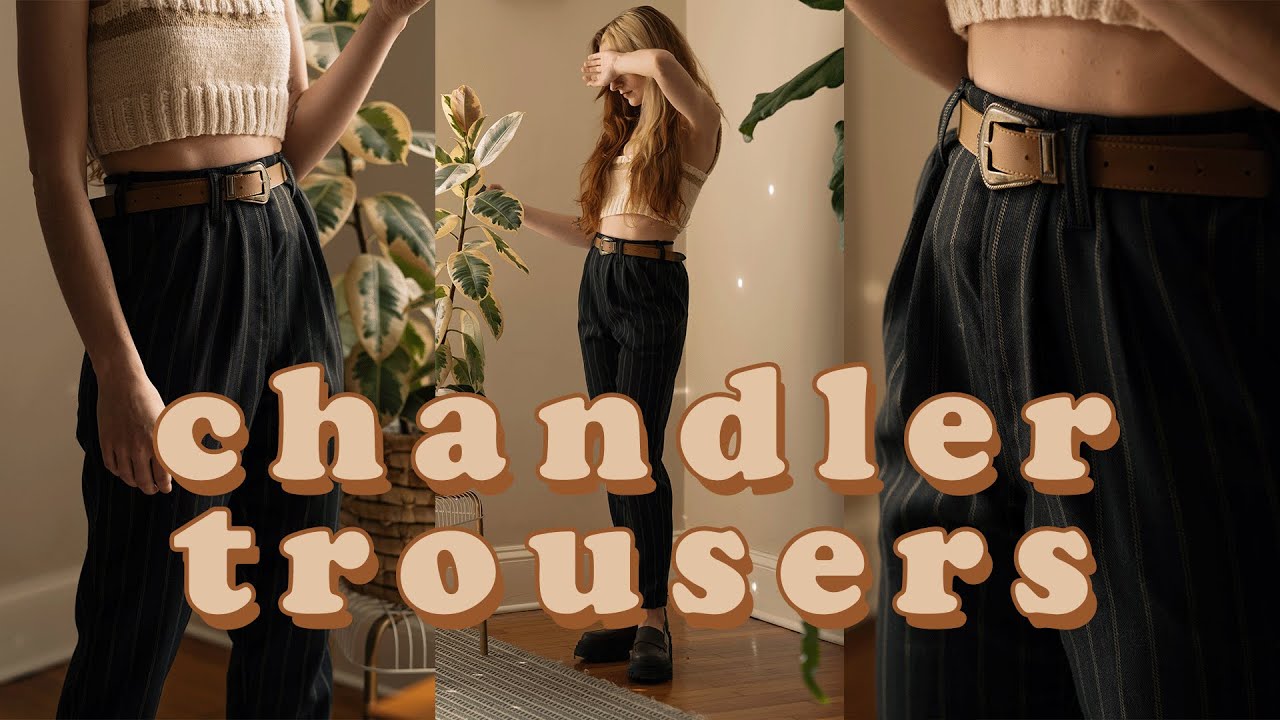 how to sew a pair of trousers | sew with me