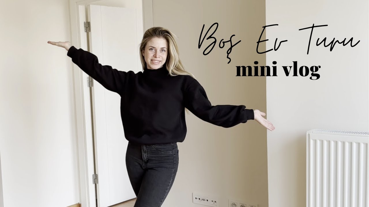 BOŞ EV TURU | İlk Evim 🏠❤️  mini vlog