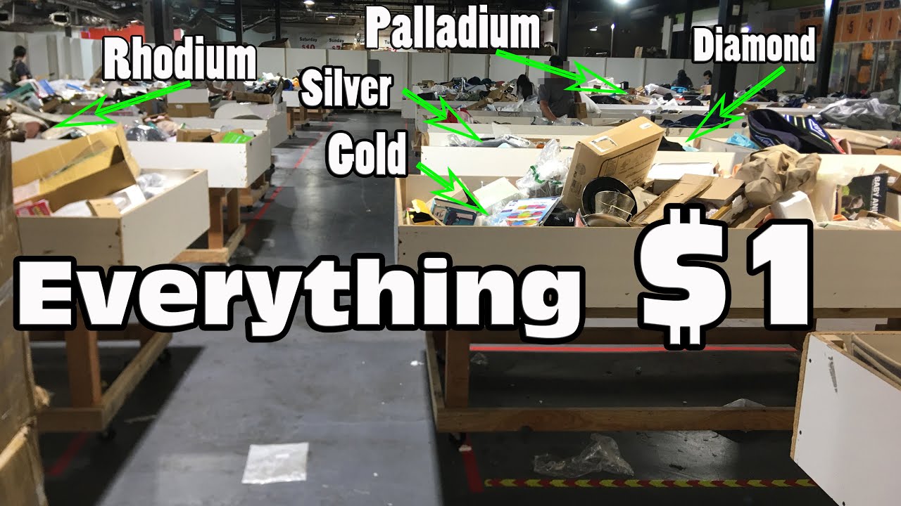 Shopping for treasures at a Bin Store AKA Amazon Returns store