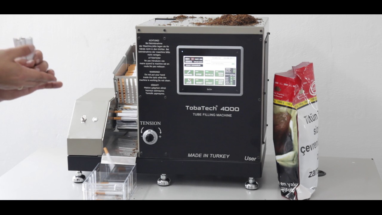 Tobatech 4000 Mini Filtre Dolum Makinesi Uygulamalı Tanıtım e-mail: info@imagotomasyon.com.tr