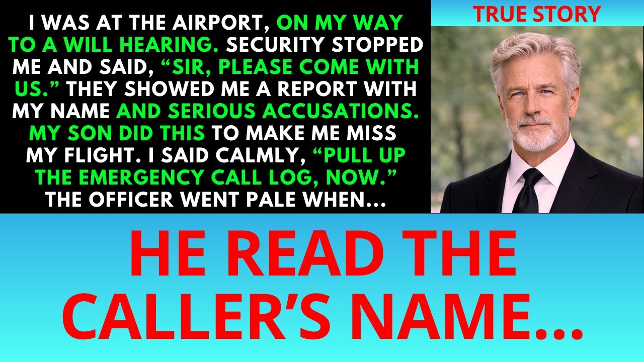 Airport Police Stopped Me At Security—My Son Lied So I Couldn’t Attend The Hearing, But I Was...