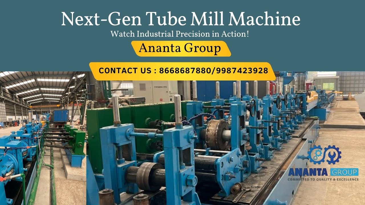 Next-Gen Tube Mill Machine Watch Industrial Precision in Action!