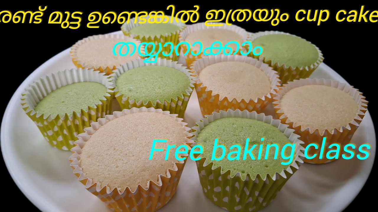 രണ്ട് മുട്ട കൊണ്ട് ഇത്രയും cup കേക്ക് തയ്യാറാക്കാം  Free ആയി baking പഠിക്കാം ഒരു രൂപ ചിലവില്ലാതെ 