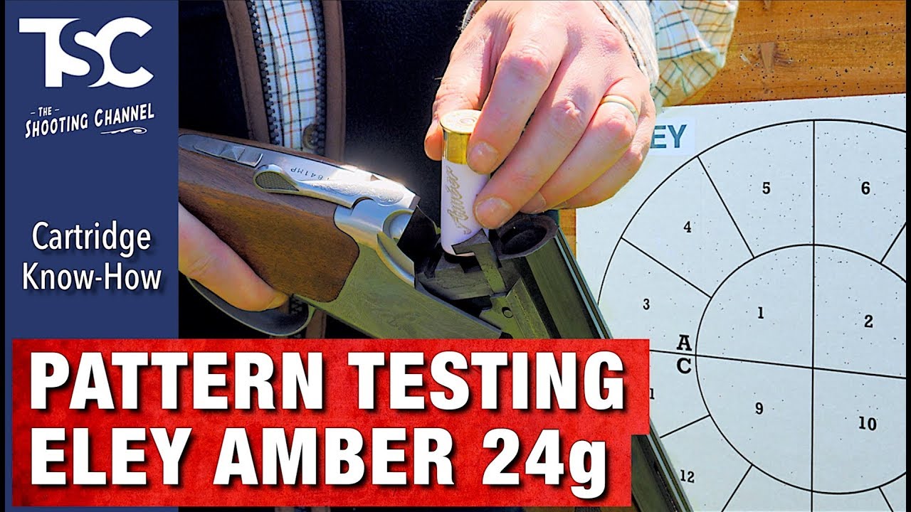 Тестовая пластина: Eley Amber 24g