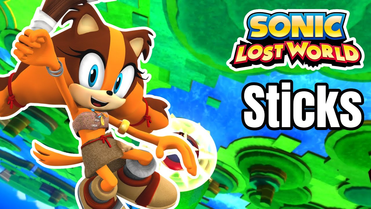 Sticks The Badger In Sonic Lost World Mod