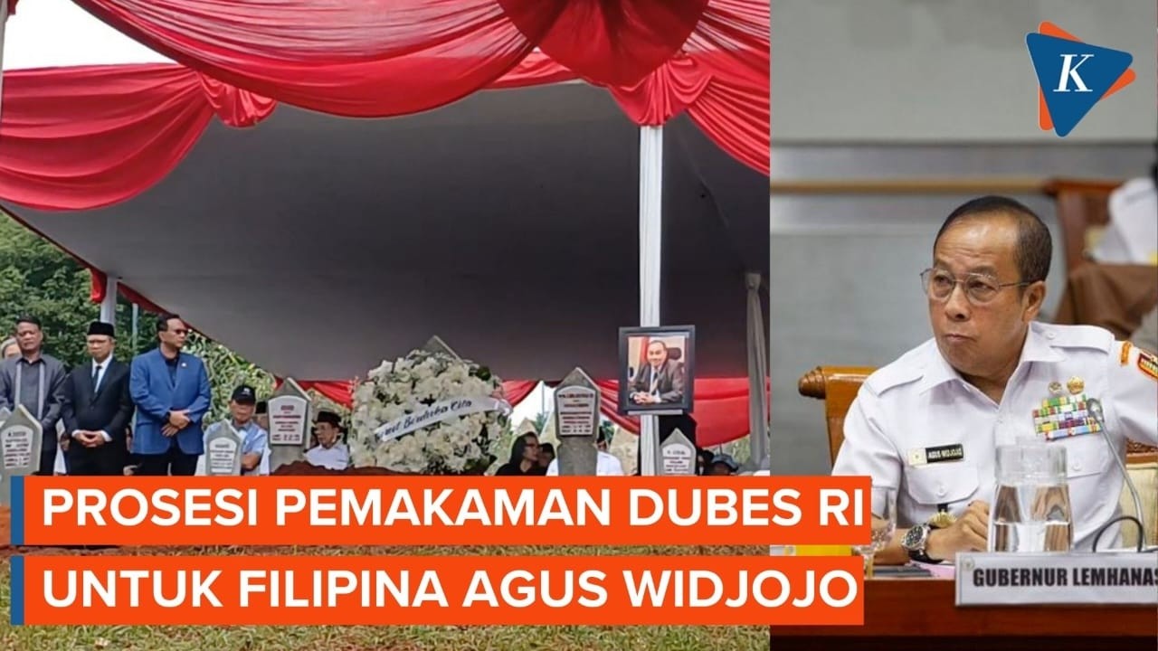 Prosesi Pemakaman Dubes RI untuk Filipina Agus Widjojo di TMP Kalibata