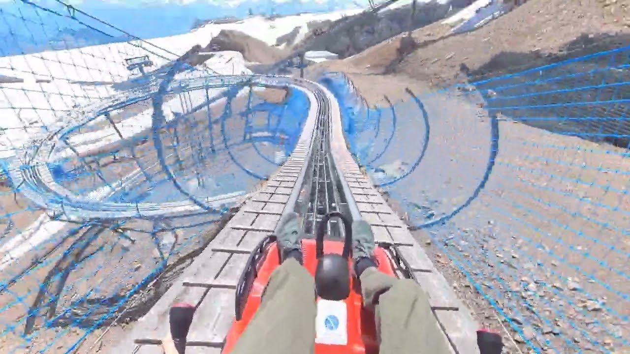 Alpine Coaster in Glacier 3000, Switzerland (7/14/23)