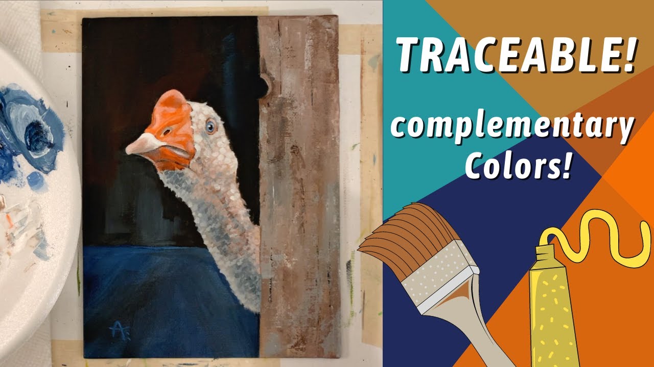 PAINTING TEXTURE! How to Paint Goose in Acrylic! By: Annie Troe