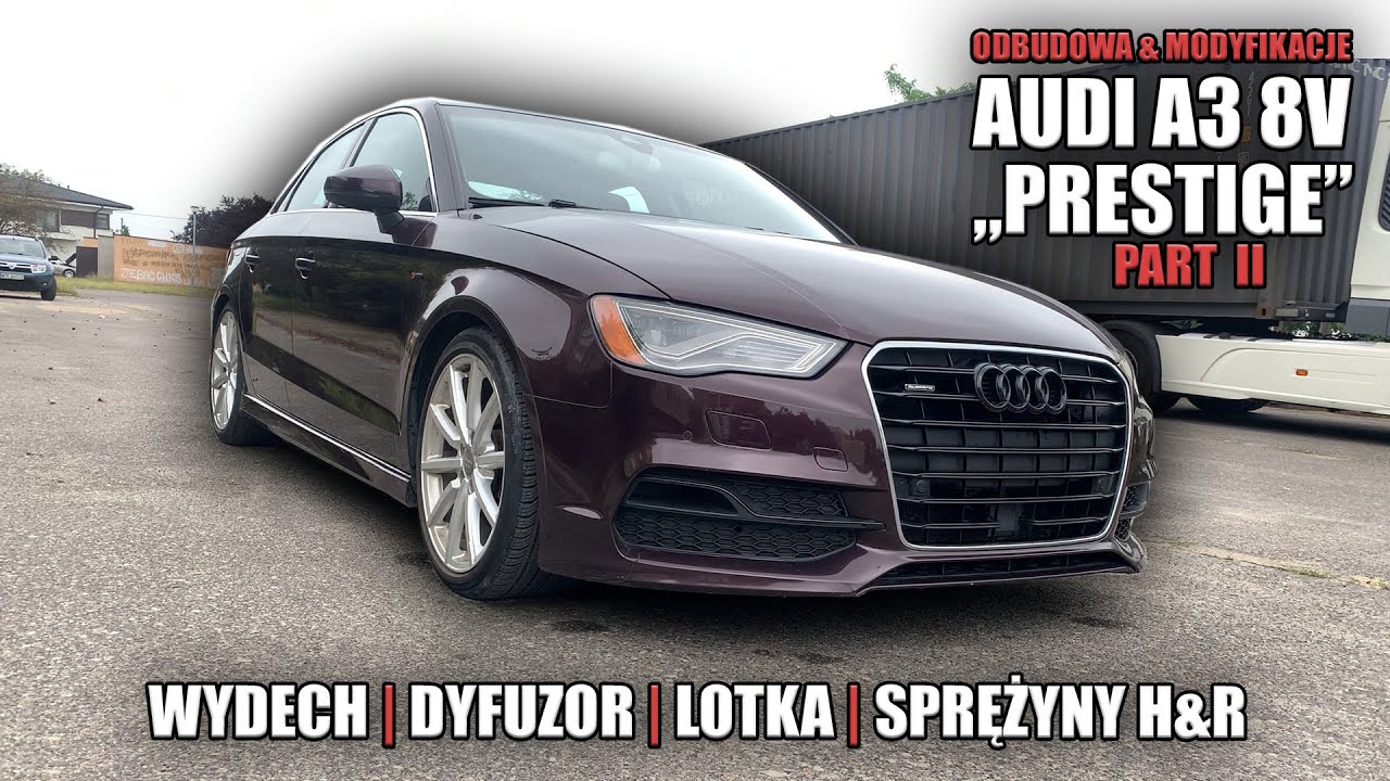 Odbudowa: Audi A3 2.0 TFSI 220ps Quattro Prestige | Modyfikacje S3 Look. Koniec naprawy! | ODC. 2