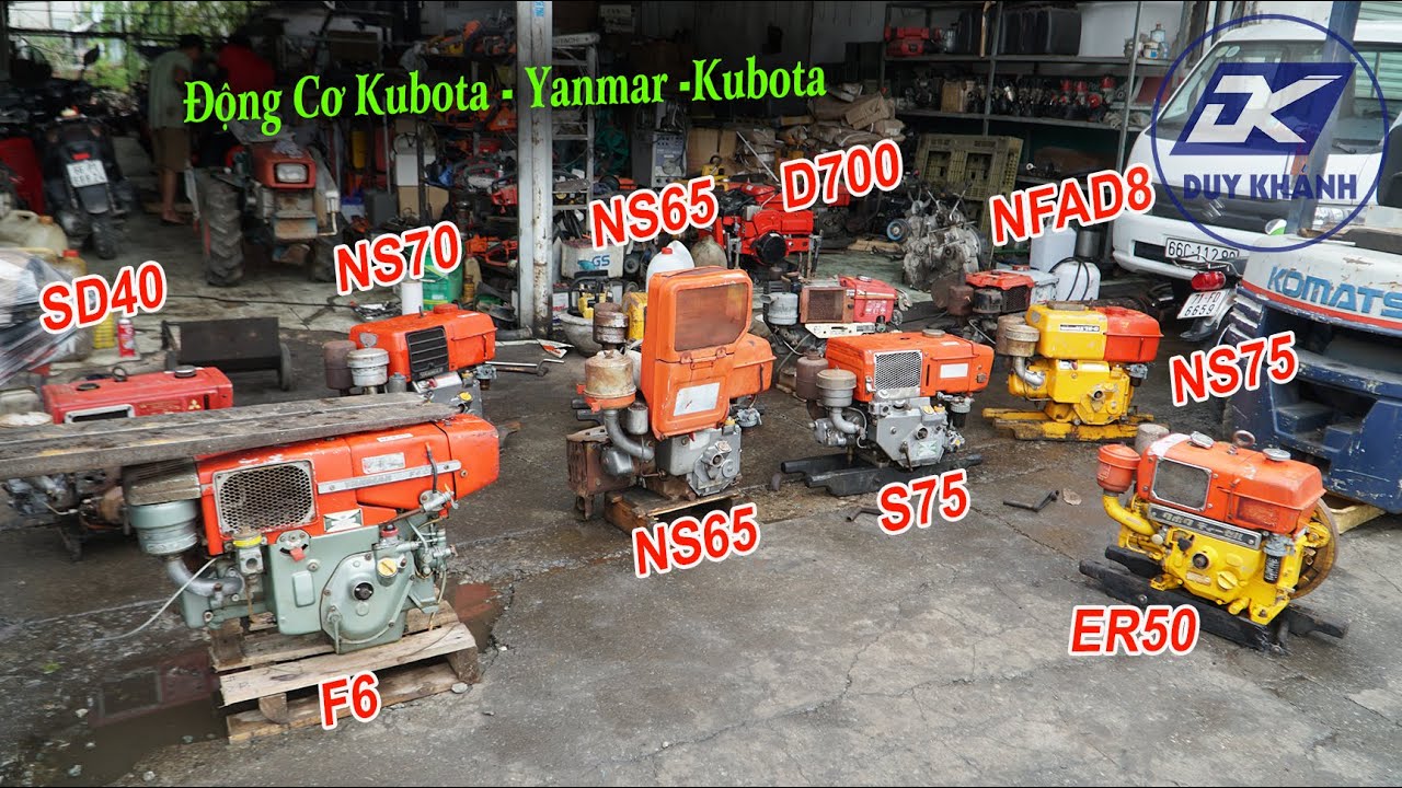 Động Cơ Dầu Yanmar, Kubota, Mitsubishi Hàng Nhật Bãi LH 0908875468