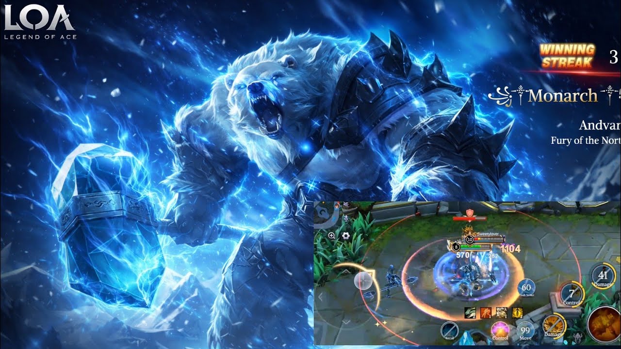 Andvari NEW Fury of the North Skin Gameplay 🔥 | Tank Support Ranked