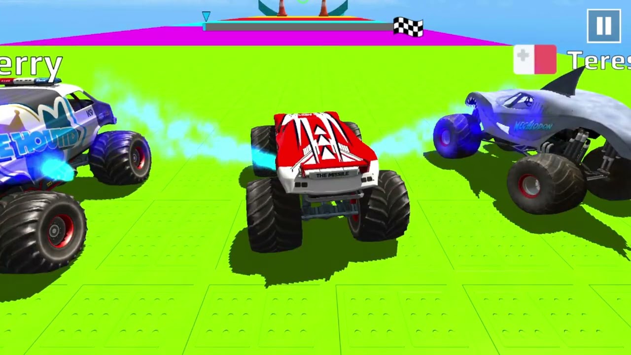 Monster Truck Extreme Stunts 💥 Total Destruction