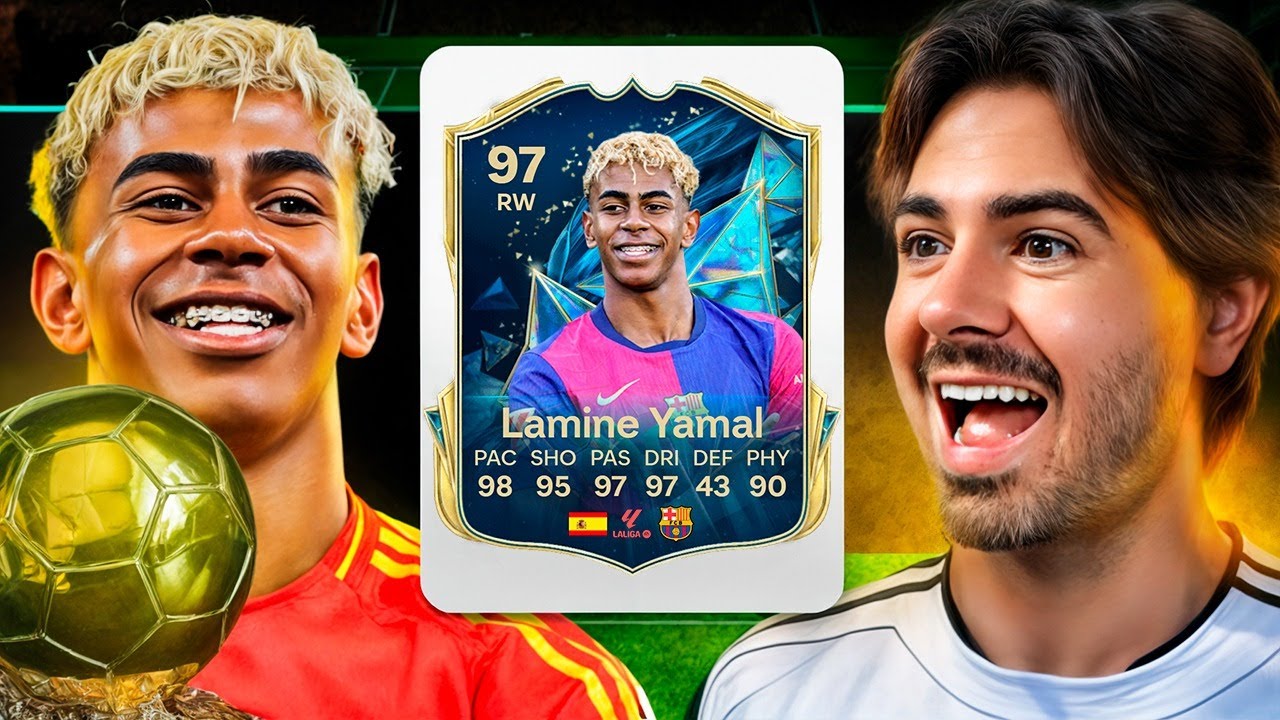 ELE CHEGOUUU!!! O FUTURO BOLA DE OURO! YAMAL ULTIMATE TOTS! FUT DRAFT