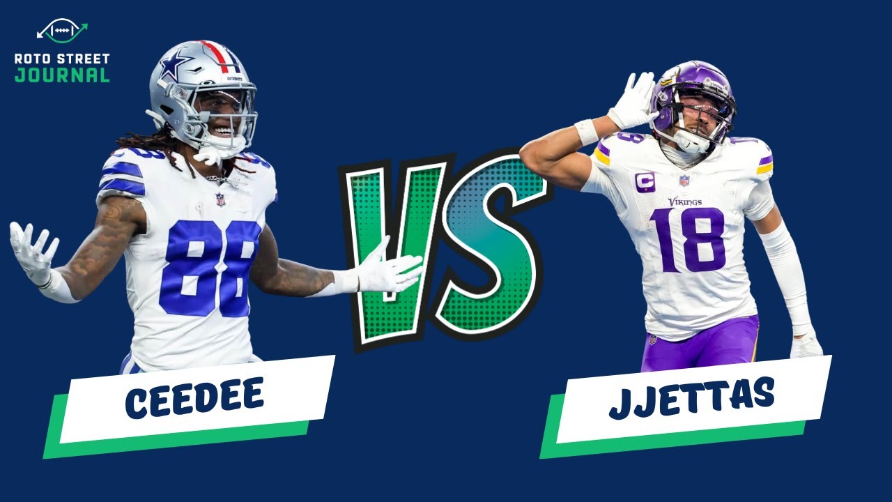 CeeDee Lamb vs Justin Jefferson: WHO to Draft in the 2025 Fantasy Football 1st Round?!