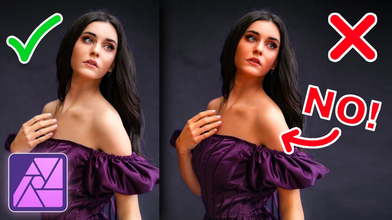 The RIGHT Way Enhance Skin in Affinity Photo!