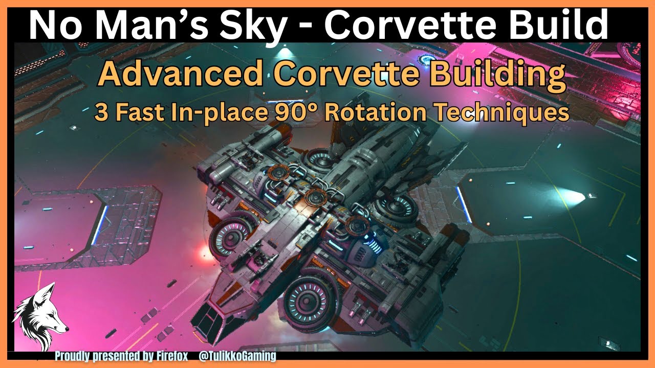 3 Simple In-Place 90-degree rotation techniques | Corvette Build Tutorial | No Man's Sky.