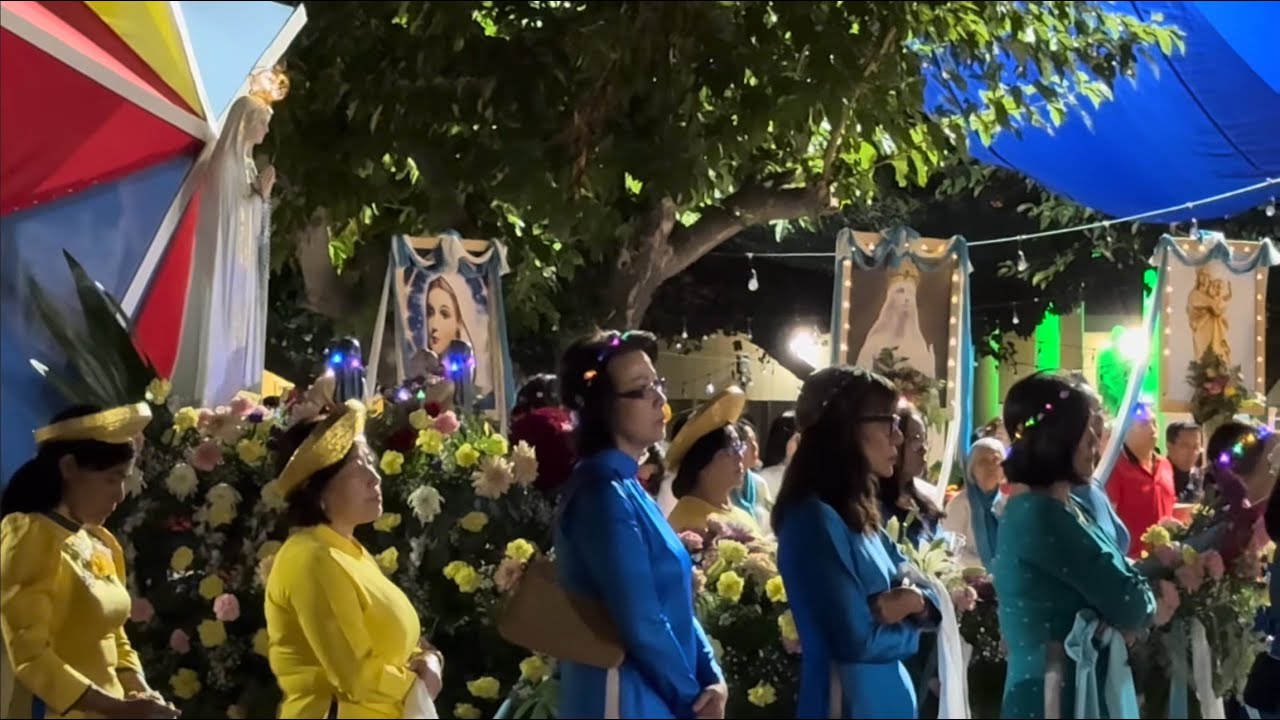 Giáo xứ St Maria Goretti San Jose-Rước Kiệu Đức Mẹ với các tước hiệu khác nhau-10/17/2025