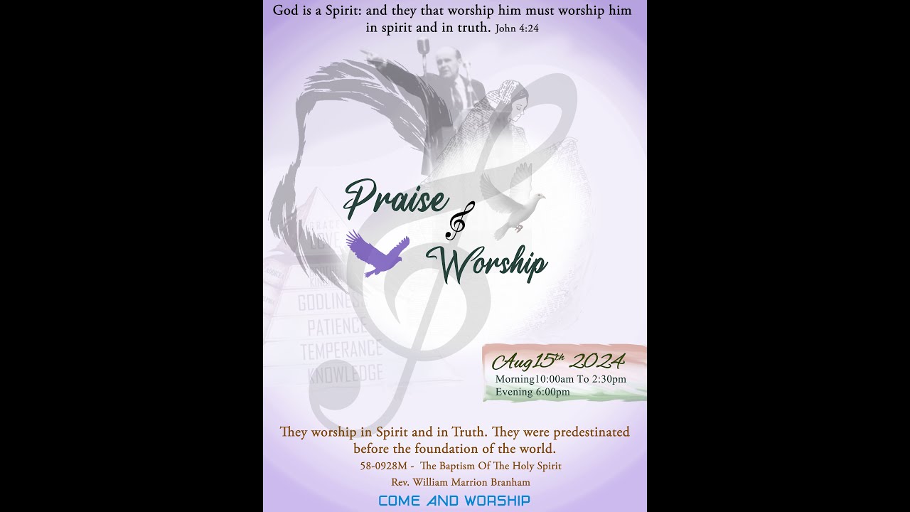 Praise and Worship 15.08.2024 (Songs)