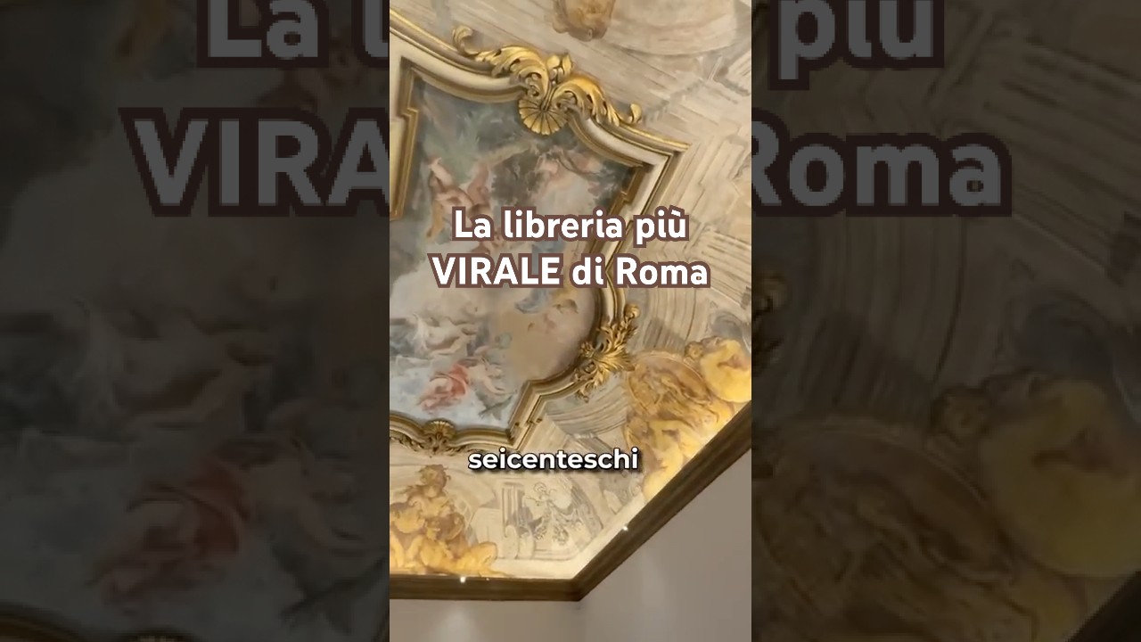 La Libreria pi&ugrave; fotografata di Roma: ecco dove si trova! #perte #curiosit&agrave;