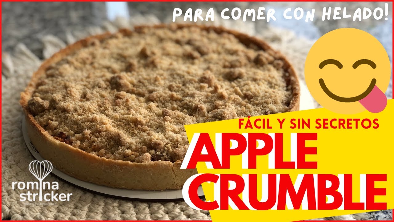 RECETA de CRUMBLE DE MANZANA | apple pie paso a paso