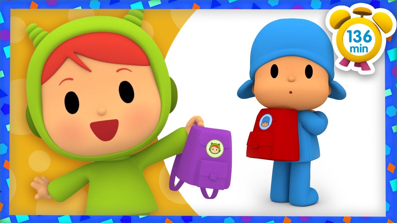 🎒 POCOYÓ en ESPAÑOL - La mochila mágica [ 136 minutos ] | CARICATURAS y DIBUJOS ANIMADOS para niños