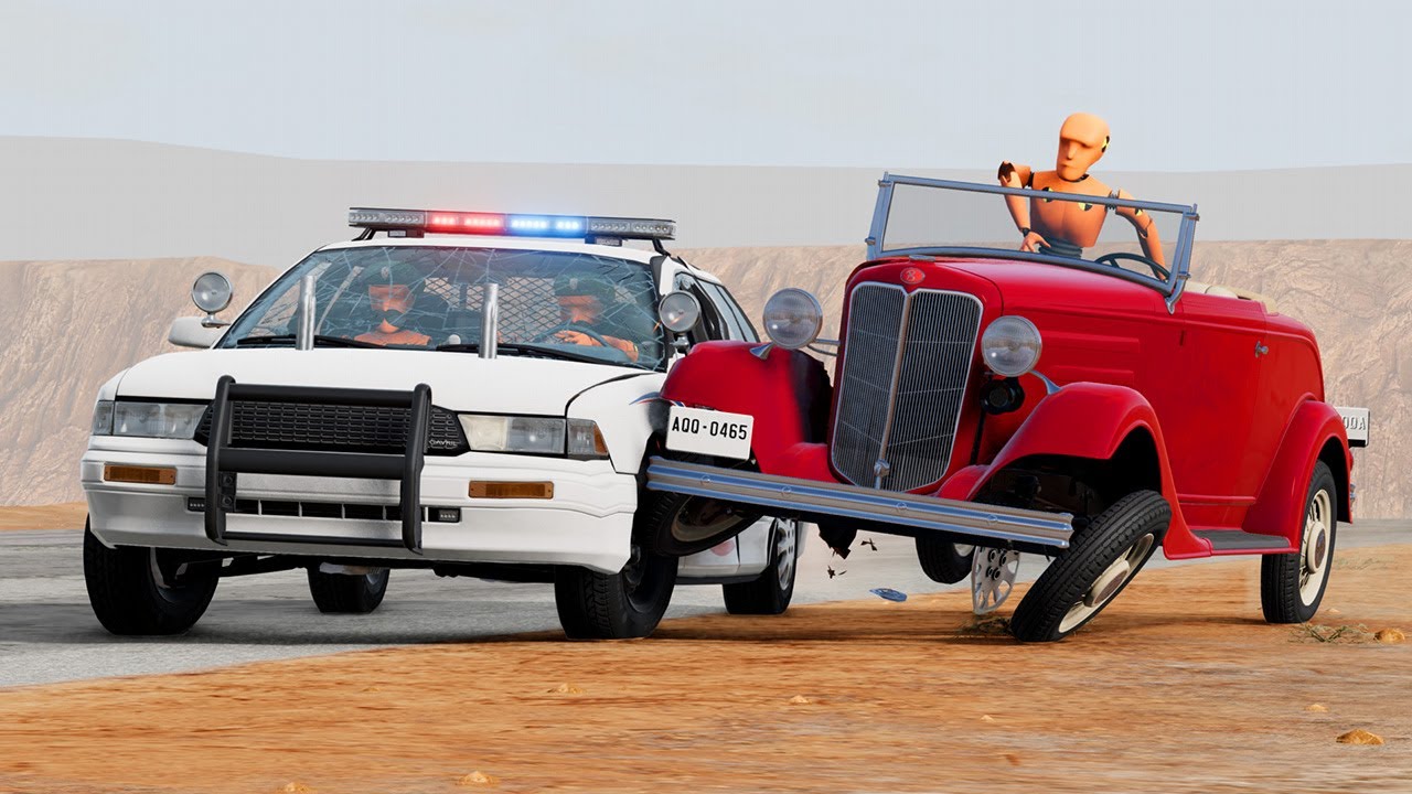 Road Rage EXPLODES on a Long Desert Highway 🚗💥 | BeamNG.drive Crashes