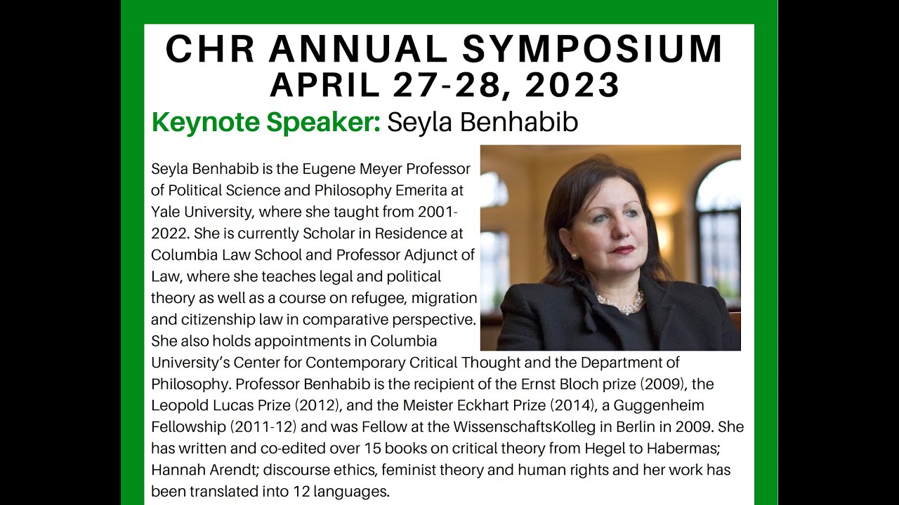 Seyla Benhabib, 