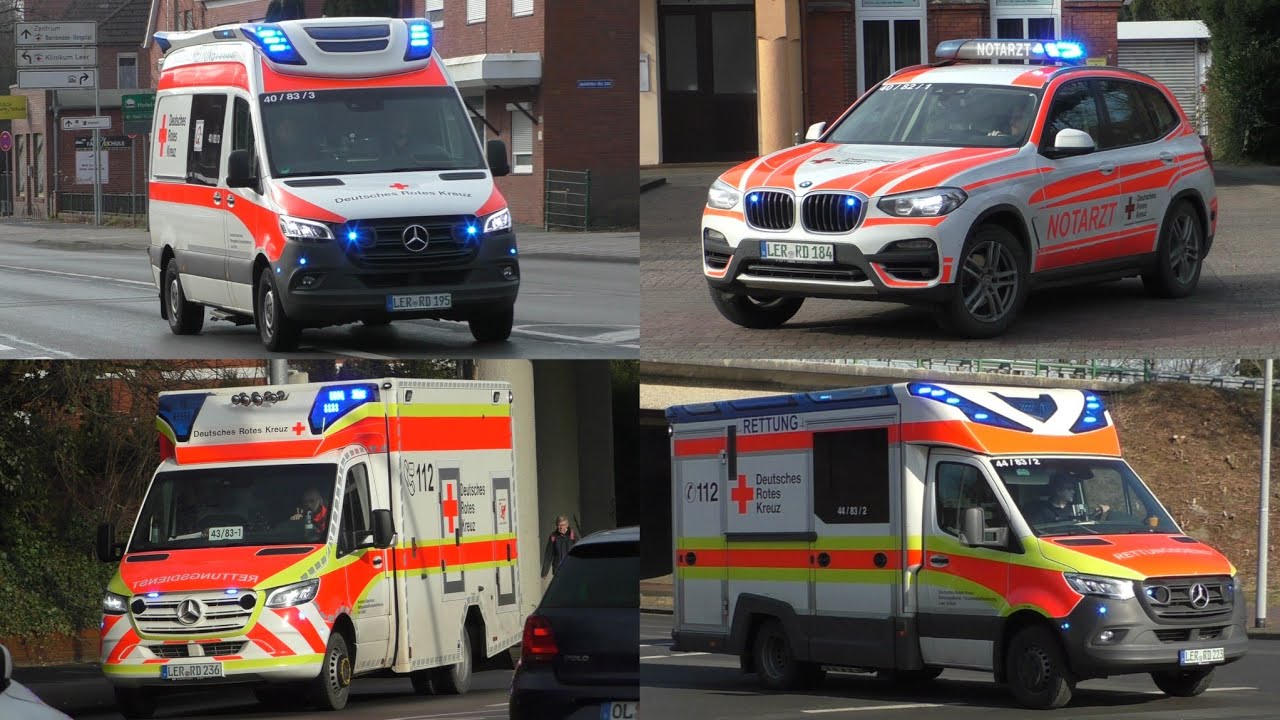 Einsatzfahrten DRK Rettungsdienst Stadt- und Landkreis Leer