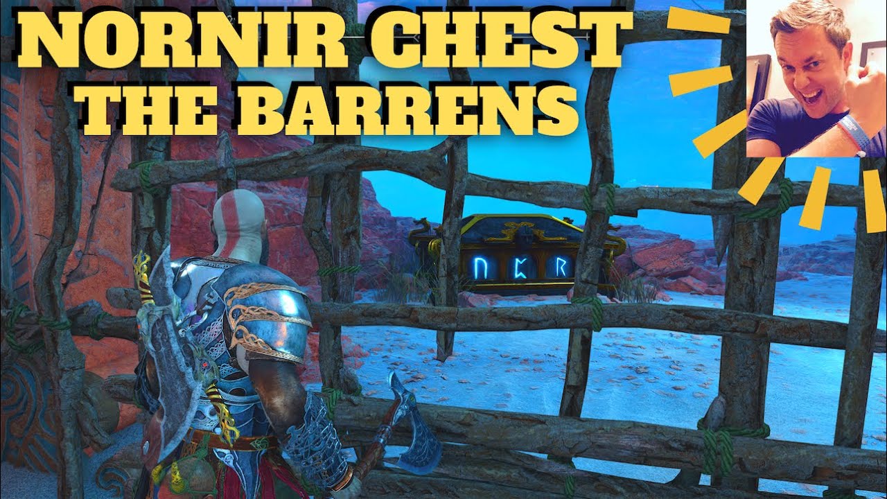 God of War Ragnarok - Nornir Chest The Below (The Barrens, Secrets of the Sands, Alfheim)