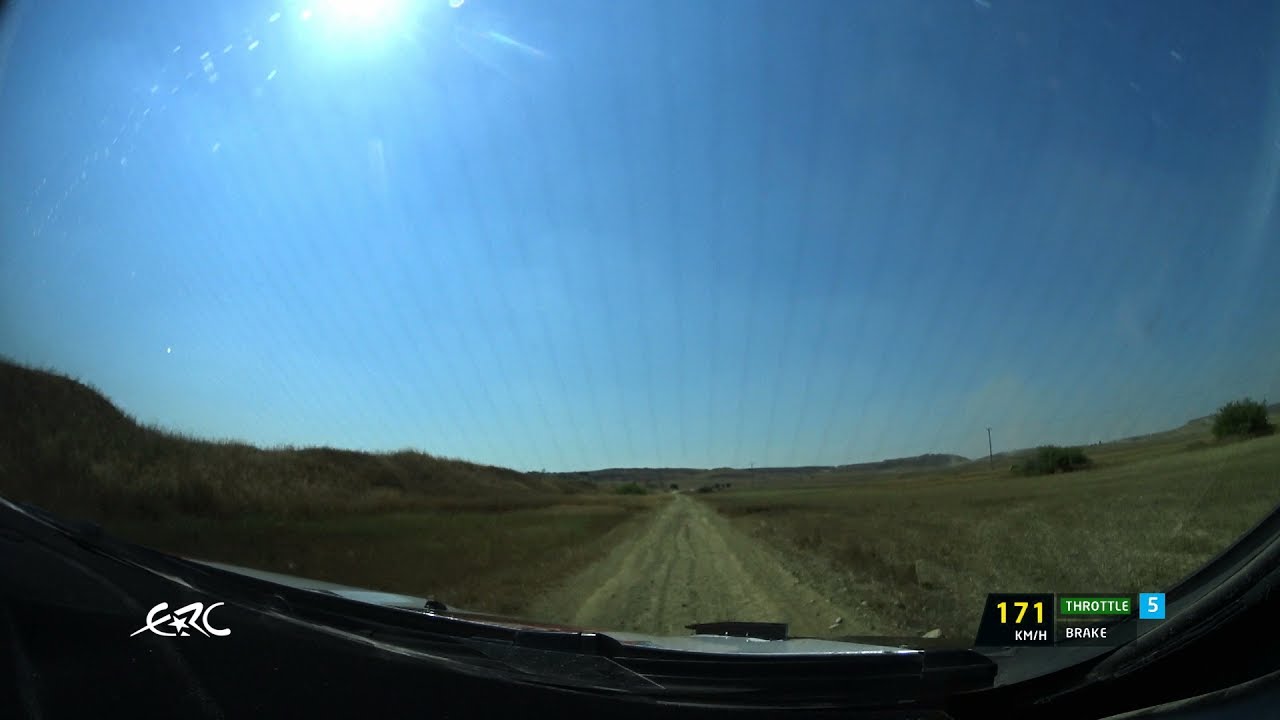 Cyprus Rally 2017 - Kajetanowicz OBC on SS9 with data