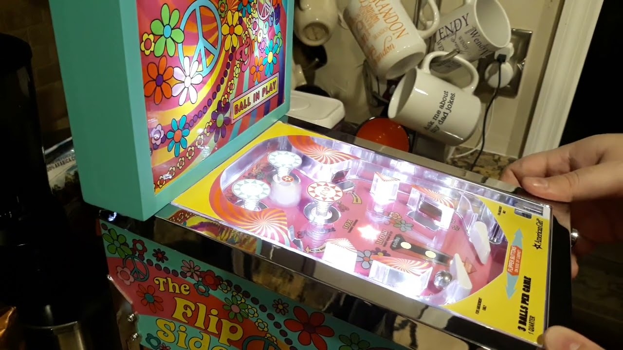 THE FLIPSIDE AMERICAN GIRL PINBALL MACHINE