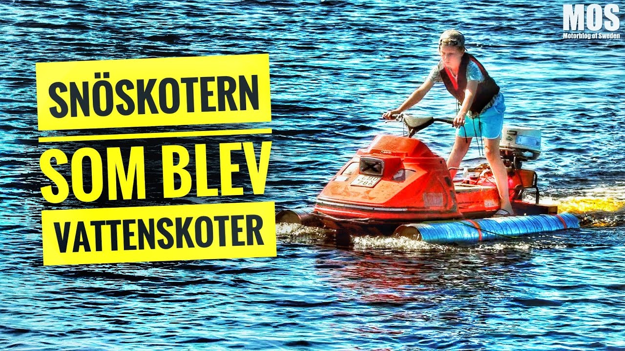Snöskotern som blev vattenskoter